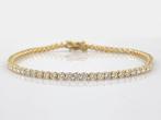 Armband - 14 karaat Geel goud - 4.01ct. tw. Diamant, Sieraden, Tassen en Uiterlijk, Armbanden, Nieuw