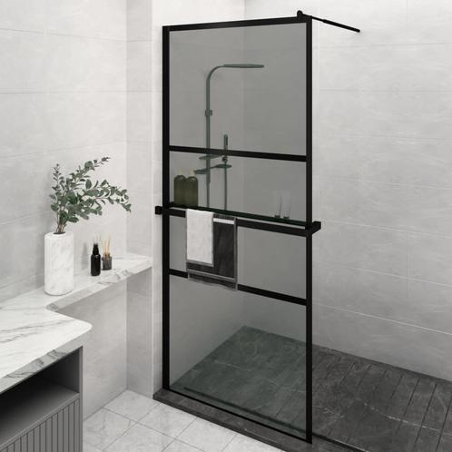 vidaXL Inloopdouchewand met schap 90x195 cm ESG-glas, Doe-het-zelf en Verbouw, Sanitair, Nieuw, Verzenden
