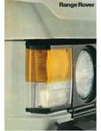 1979 LAND ROVER RANGE ROVER BROCHURE ENGELS