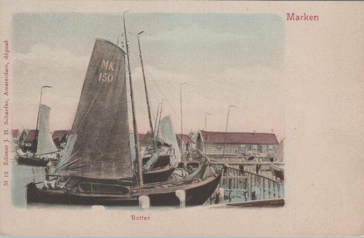 MARKEN - Botter, Verzamelen, Ansichtkaarten | Nederland, Verzenden