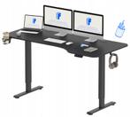 FLEXISPOT Elektrisch verstelbaar bureau 160 x 75 x 71 cm zwa, Verzenden, Zo goed als nieuw