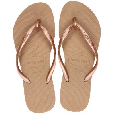 Havaianas Slim slippers voor dames in het Rose goud, Kleding | Dames, Schoenen, Slippers, Overige kleuren, Nieuw, Verzenden