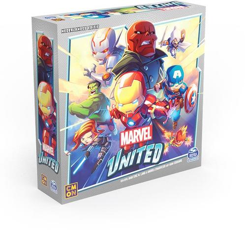 Marvel United NL - Basis spel | Happy Meeple Games -, Hobby en Vrije tijd, Gezelschapsspellen | Bordspellen, Nieuw, Verzenden