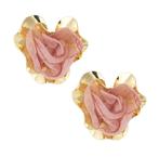 Bloem oorbellen - Luxe, Sieraden, Tassen en Uiterlijk, Oorbellen, Overige materialen, Verzenden, Nieuw, Knopjes of Stekers