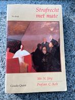 Strafrecht met mate, Gelezen, Verzenden, Nederland, Juridisch en Recht