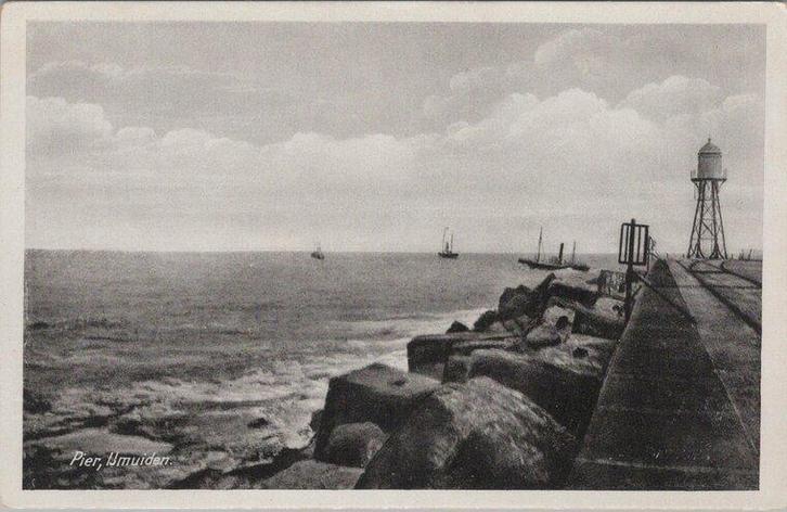 IJMUIDEN - Pier, Verzamelen, Ansichtkaarten | Nederland, Verzenden