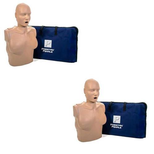 Prestan reanimatiepop volwassene (2 stuks, donker, vrouw), Sport en Fitness, Overige Sport en Fitness, Verzenden