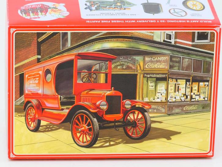 AMT 1024/12 Ford Model T 1923 Coca Cola Delivery 1:25, Hobby en Vrije tijd, Modelbouw | Figuren en Diorama's, Nieuw, Ophalen of Verzenden