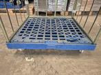 Rolcontainer 3-heks met 2 houten legborden, gebruikt, Zakelijke goederen, Machines en Bouw | Heftrucks en Intern transport, Ophalen of Verzenden