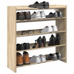 vidaXL Schoenenrek 80x25x81 cm bewerkt hout sonoma, Huis en Inrichting, Verzenden, Nieuw