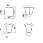 LED Tuinverlichting - Wandlamp Buitenlamp - Trion Tena Up -, Tuin en Terras, Buitenverlichting, Nieuw, Ophalen of Verzenden, Hanglamp