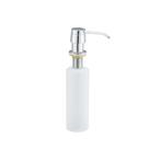 Inbouw Zeeppompje Chroom Kunststof Fles 250 Ml, Ophalen of Verzenden, Nieuw, Chroom, Overige typen