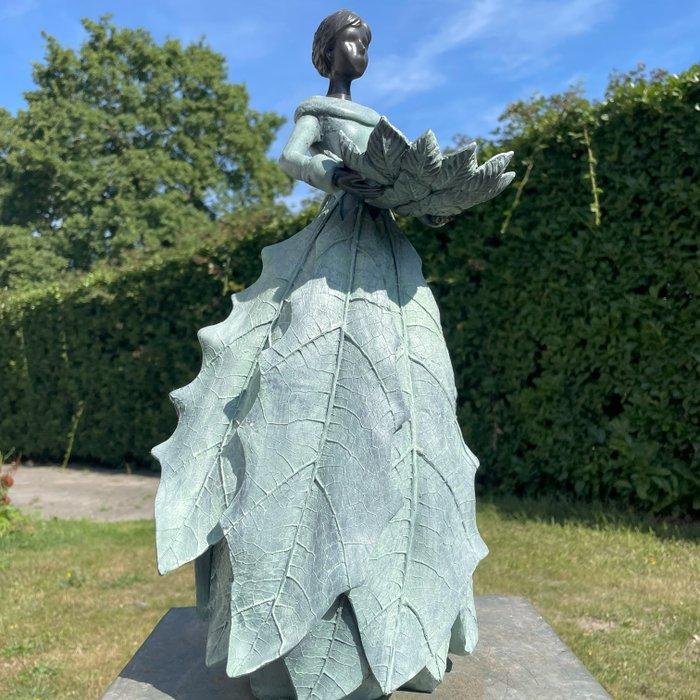 sculptuur, Leaf Lady - 44.5 cm - Polystone, Antiek en Kunst, Curiosa en Brocante