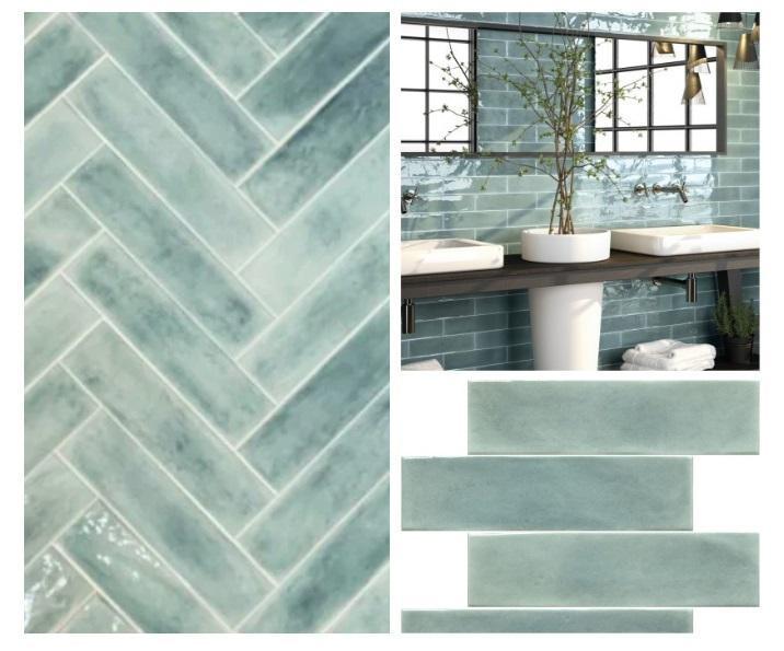 Wandtegels turquoise 7,5x30 | handvorm tegels  badkamertegel, Doe-het-zelf en Verbouw, Tegels, Minder dan 20 cm, 20 tot 40 cm