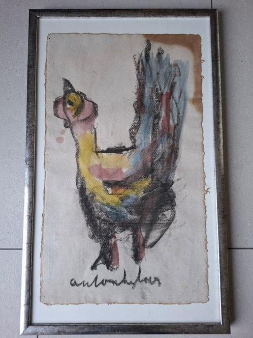 Anton Heyboer (1924-2005) - De Kip of Oervogel, Antiek en Kunst, Kunst | Schilderijen | Modern