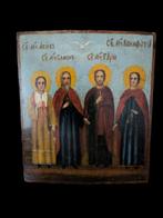 Icoon - Vier heiligen - Hout