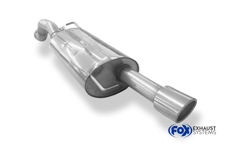 FOX VW Golf IV Jubi bumper einddemper Ø63,5 - 1x90 Type 16 p, Auto-onderdelen, Uitlaatsystemen, Nieuw, Verzenden