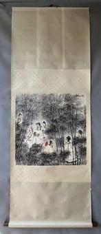 INK AND COLOR ON PAPER PAINTING The Seven Sages of the