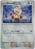 Meowth 048/064 reverse holo Shrouded fable, Ophalen of Verzenden, Nieuw, Losse kaart, Foil