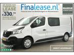 Renault Trafic 1.6 dCi L2H1 Marge DC Airco Cruise PDC €330pm, Renault, Nieuw, Zilver of Grijs, Lease