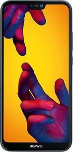 Huawei P20 Lite 64GB zwart, Telecommunicatie, Mobiele telefoons | Huawei, Gebruikt, Verzenden, Zwart, Zonder simlock