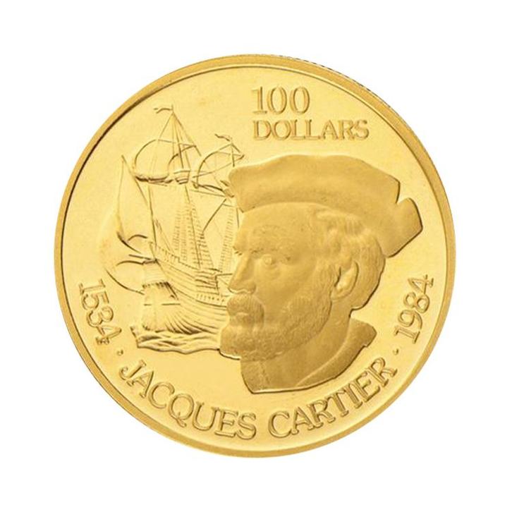 100 dollar gouden munt canada 1/2 ounce goud, Postzegels en Munten, Edelmetalen en Baren, Verzenden