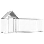vidaXL Kippenren 3x1x1,5 m gegalvaniseerd staal, Verzenden, Nieuw