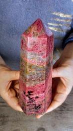 rhodoniet Obelisk - Hoogte: 19 cm - Breedte: 8 cm- 1390 g, Verzamelen, Mineralen en Fossielen