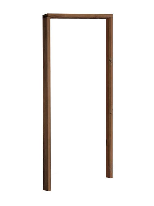 Tuinpoort kozijn bruin grenen, Tuin en Terras, Schuttingen, Minder dan 3 meter, Nieuw, IJzer, 1 tot 2 meter, Verzenden
