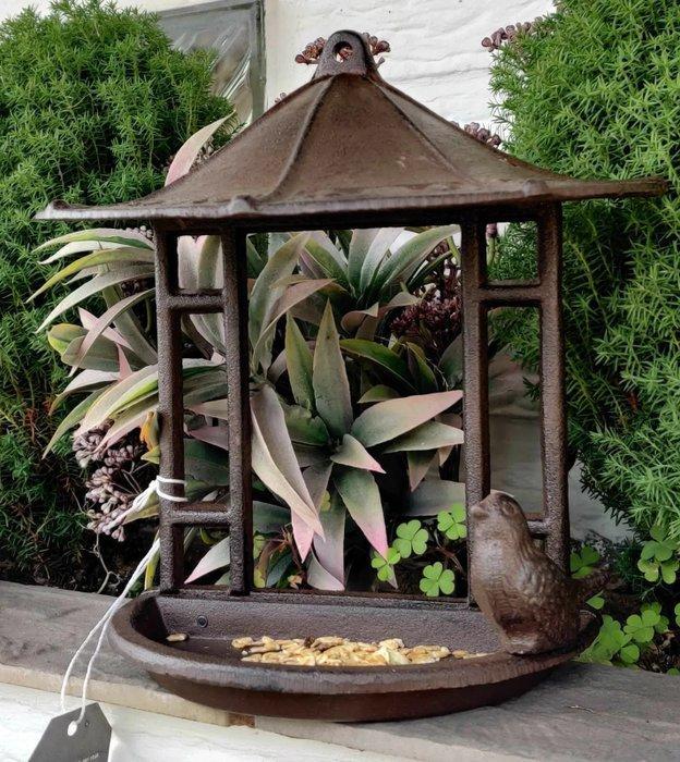 Vogelbad - Gietijzer - vogelsilo, Antiek en Kunst, Curiosa en Brocante