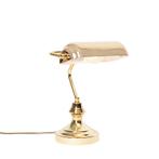 Klassieke tafellamp/notarislamp messing - Banker, Huis en Inrichting, Lampen | Tafellampen, Nieuw, Overige stijlen