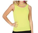 Hemd Neon Geel L, Kleding | Dames, Carnavalskleding en Feestkleding, Nieuw, Verzenden