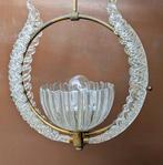 Plafondlamp - lamp - Glas - art-deco kroonluchter, Antiek en Kunst
