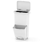 COSTWAY Vuilnisemmer met 3 vakken, 36 liter, afvalemmer voor, Verzenden, Zo goed als nieuw