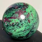 Ruby in zoisiet Fine polished Large Ruby in Zoisite sphere -