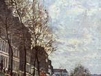 Alfred Sisley (1839-1899) - Le canal st martin (Paris jeu de