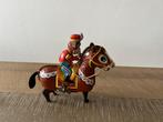 Haji - Blikken speelgoedfiguur - Paard met aap - 1950-1960 -
