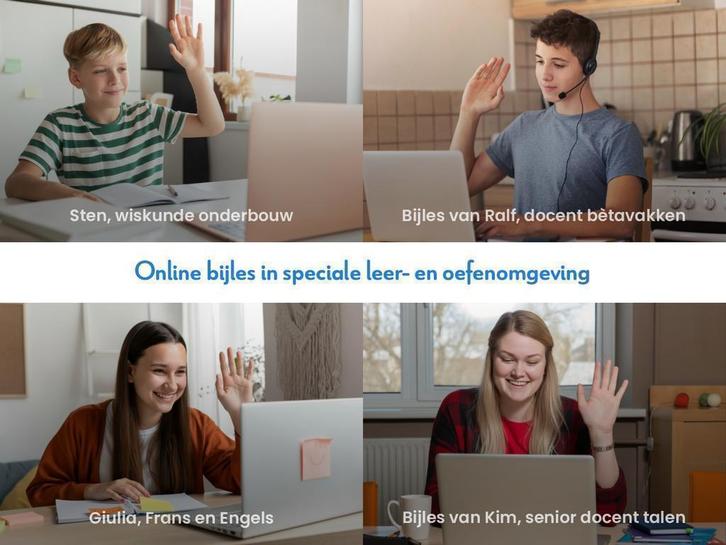 Online Bijles van betrouwbare docent + Tevredenheidsgarantie, Diensten en Vakmensen, Bijles, Privé-les en Taalles, Bijles, Examen- of Scriptiebegeleiding