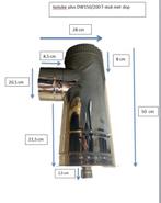 Isotube Plus T-stuk met dop 150/200, Ophalen, Nieuw