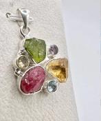 magnifique Pendentif naturel zilver 925,, Verzamelen, Mineralen en Fossielen