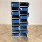 brievenbus locker 18-vaks (hxbxd) 133x60x50 cm blauw - grijs, Huis en Inrichting, Ophalen of Verzenden, Gebruikt