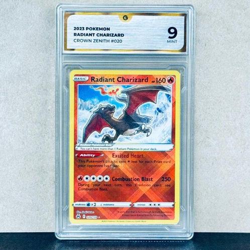 Pokémon Graded card - Radiant Charizard #020 - Pokémon - GG, Hobby en Vrije tijd, Verzamelkaartspellen | Pokémon
