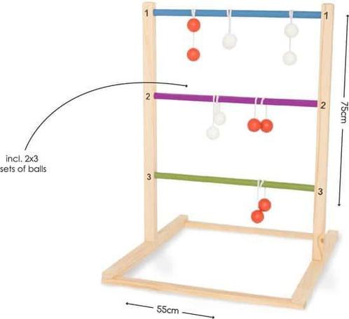BS Toys Slingerspel - Werpspel voor Kinderen en Volwassenen, Kinderen en Baby's, Speelgoed | Buiten | Los speelgoed, Zo goed als nieuw