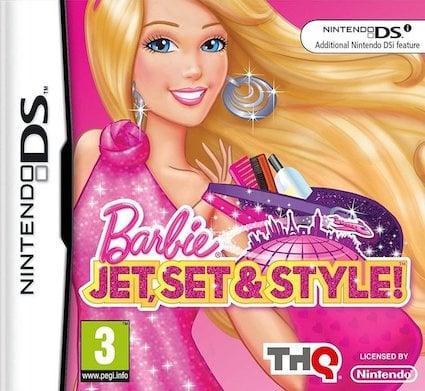 Barbie Jet, Set & Style (Buitenlands Doosje) (DS Games), Spelcomputers en Games, Games | Nintendo DS, Zo goed als nieuw, Ophalen of Verzenden