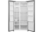 Koenic -  Kdd 211 C Nf In Amerikaanse Koelkast  - Zilver, 200 liter of meer, Verzenden, 60 cm of meer, Nieuw