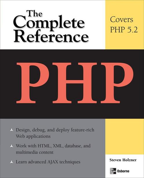 Php -  The Complete Reference 9780071508544 Steven Holzner, Boeken, Overige Boeken, Gelezen, Verzenden
