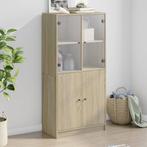 vidaXL buffetkast met deuren 68x37x142 cm bewerkt hout, Huis en Inrichting, Kasten | Buffetkasten, Minder dan 50 cm, Verzenden