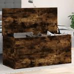 vidaXL Opbergbox 100x42x46 cm bewerkt hout gerookt, Huis en Inrichting, Woonaccessoires | Kisten, Verzenden, Nieuw