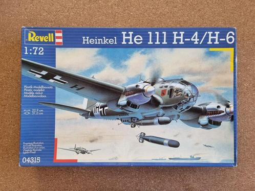 Revell 04315 Heinkel He 111 H-4/H-6 1:72, Hobby en Vrije tijd, Modelbouw | Vliegtuigen en Helikopters, Revell, Verzenden