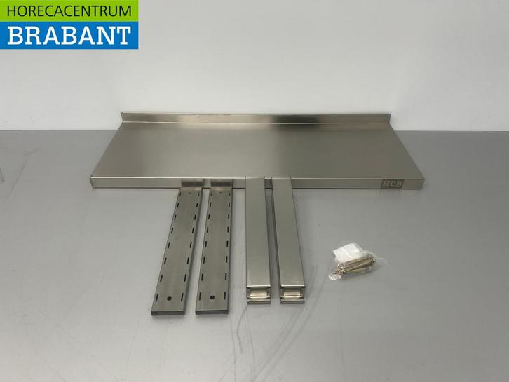 HCB RVS Wandschap schap 80 x 30 cm Horeca, Zakelijke goederen, Horeca | Keukenapparatuur, Nieuw in verpakking, Ophalen of Verzenden